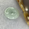 Type A Faint Green Lavender Jadeite Ping An Kou Donut 平安扣 Pendant 3.83g 19.9 by 5.0mm - Huangs Jadeite and Jewelry Pte Ltd