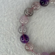 Natural Super 7 Beads Bracelet 32.34g 17.5cm 10.8mm 19 Beads - Huangs Jadeite and Jewelry Pte Ltd
