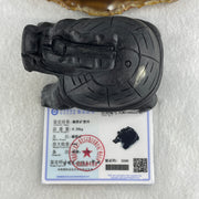 Rare Natural Tibetan Meteorite Tektite Dragon Turtle Display 390.0g 91.0 by 65.4 by 66.5mm - Huangs Jadeite and Jewelry Pte Ltd