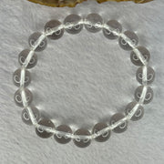 Natural Clear Quartz Bracelet 天然白水晶手链 30.91g 17cm 10.6mm 19 Beads - Huangs Jadeite and Jewelry Pte Ltd