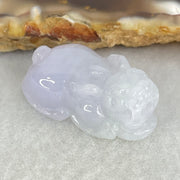 Type A Full Lavender Jadeite Pixiu Pendant Charm 5.95g 23.8 by 12.8 by 10.7mm - Huangs Jadeite and Jewelry Pte Ltd