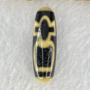 Natural Powerful Tibetan Old Oily Agate Cai Shen with Moon Sun Star Dzi Bead Heavenly Master (Tian Zhu) 财神天珠 8.66g 38.2 by 12.2mm - Huangs Jadeite and Jewelry Pte Ltd