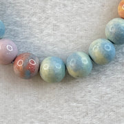 Natural Rainbow Gobi Agate Beads Bracelet 15.07g 15cm 7.9mm 23 Beads - Huangs Jadeite and Jewelry Pte Ltd