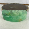 Natural Green Fluorite Moon Shape Wealth Pot 362.1g 113.6 by 63.6 by 25.0mm - Huangs Jadeite and Jewelry Pte Ltd