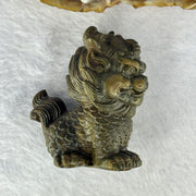 Natural Wooden Kirin Display 天然绿檀麒麟摆件 36.59g 48.7 by 33.3 by 54.1mm - Huangs Jadeite and Jewelry Pte Ltd