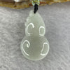 Type A Light Green Jadeite Hulu Charm 6.90g 31.6 by 18.81 by 7.0mm - Huangs Jadeite and Jewelry Pte Ltd