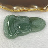 Type A Blueish Green Jadeite Guan Yin 38.95g 62.4 by 38.4 by 9.0mm - Huangs Jadeite and Jewelry Pte Ltd