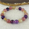 Natural Mixed Quartz Bracelet 29.38g 16.5cm 10.6mm 19 Beads - Huangs Jadeite and Jewelry Pte Ltd