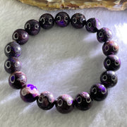 Very Good Grade Natural Sugilite Bracelet 天然苏纪石手链 33.59g 16cm 10.9mm 18 Beads - Huangs Jadeite and Jewelry Pte Ltd