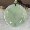 Type A Semi Icy Green Jadeite Dragon and Flying Horse with Scenery 龙马精神 36.06g 53.8 by 54.1 by 5.6mm - Huangs Jadeite and Jewelry Pte Ltd