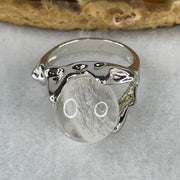 Natural-White-Phantom-Quartz-Bead-in-S925-Sliver-Ring-7.63g-13.2-by-11.0mm-US-7-HK-15