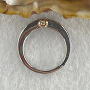 Pre-Love Gold Heart Celestial 18K 750 White Gold with Natural Diamonds Ring 3.40g US4.75 HK10 (Extra 3% for Credit Card included) - Huangs Jadeite and Jewelry Pte Ltd