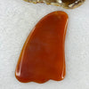 Natural Carnelian Agate Gua Sha Massage Tool 42.09g 84.7 by 58.1 5.0mm - Huangs Jadeite and Jewelry Pte Ltd