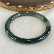 Type A Icy Blueish Green Jadeite Bangle 26.02g Inner Diameter 53.2mm 7.5 by 7.2mm (Close to Perfect) - Huangs Jadeite and Jewelry Pte Ltd