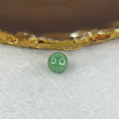 Type A Green Jadeite Bead for Bracelet/Necklace/Earrings/Ring 
2.35g 11.2mm - Huangs Jadeite and Jewelry Pte Ltd