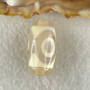 Natural Powerful Tibetan Old Oily Agate Tiger Tooth Daluo Dzi Bead Heavenly Master (Tian Zhu) 虎呀天诛 5.04g 17.7 by 13.4mm - Huangs Jadeite and Jewelry Pte Ltd