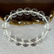 Natural Clear Quartz Beads Bracelet 天然白水晶手链 46.10g 17.5cm 12.9mm 16 Beads - Huangs Jadeite and Jewelry Pte Ltd