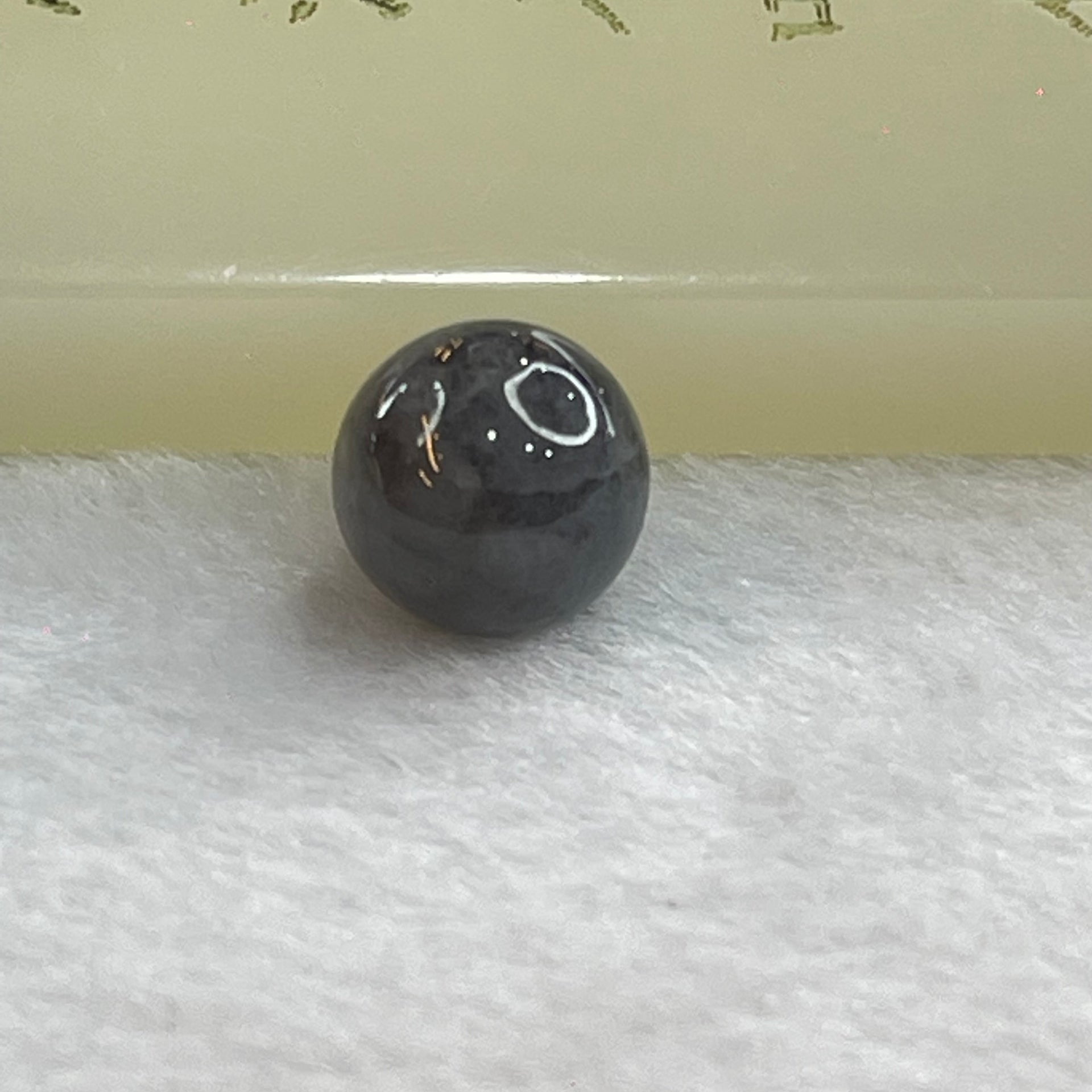 Type A Grey Wuji Jadeite Beads for Bracelet/Necklace/Earring/Ring 1.85g 10.2mm - Huangs Jadeite and Jewelry Pte Ltd