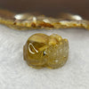 Good Grade Natural Golden Shun Fa Rutilated Quartz Pixiu Charm for Bracelet 天然金顺发水晶貔貅 10.18g 23.9 by 17.2 by 14.3mm - Huangs Jadeite and Jewelry Pte Ltd