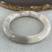 Natural Purple Flower Agate Full Round Bangle | (43.21g | 53.8mm ID | 10.7 x 10.3mm | Close to Perfect | Royal Blooming Grace & Spiritual Elevation Anchor, Feng Shui Blessing & Sovereign Fu Zhuo Bangle) - Huangs Jadeite and Jewelry Pte Ltd