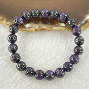 Very Good Grade Natural Sugilite Bracelet 天然苏纪石手链 23.38g 15.5cm 8.9mm 21 Beads - Huangs Jadeite and Jewelry Pte Ltd