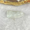 Type A Light Lavender Pea Pod Jadeite 3.08g 11.2 by 23.9 by 6.2mm - Huangs Jadeite and Jewelry Pte Ltd