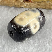 Natural Powerful Tibetan Old Oily Agate 5 Eyes Lightning Dzi Bead Heavenly Master (Tian Zhu) 五眼闪电天珠 4.62g 19.0 by 12.3mm - Huangs Jadeite and Jewelry Pte Ltd