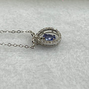 Natural Amethyst in S925 Sliver Necklace 1.85g by 5.5 by 3.6 by 2.2mm - Huangs Jadeite and Jewelry Pte Ltd