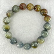 Good Grade Natural Blue Rutilated Quartz Bracelet 43.79g 18cm 12.6mm 17 Beads - Huangs Jadeite and Jewelry Pte Ltd