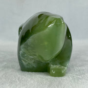 Natural Dark Green Serpentine Polar Bear Display 1991.7g 195.0 by 87.1 by 95.0mm - Huangs Jadeite and Jewelry Pte Ltd