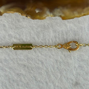 (Pre-Love) Van Cleef & Arpels VCA Vintage Alhambra Pendant Necklace 18K yellow gold Onyx 5.49g 42cm - Huangs Jadeite and Jewelry Pte Ltd