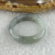Type A Natural Grey Wuji with Lavender Piao Hua Jadeite Ring 3.52g 5.3. by 3.4mm US 9.2 HK 20.4 ( Close to Perfect ) - Huangs Jadeite and Jewelry Pte Ltd