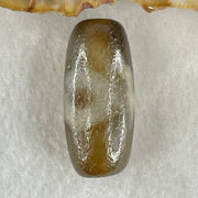 Natural Powerful Tibetan Old Oily Agate Patina Guiren Tairen Human Dzi Bead Totem Amulet Heavenly Master (Tian Zhu) 贵人天诛 7.78g 28.9 by 12.8mm - Huangs Jadeite and Jewelry Pte Ltd