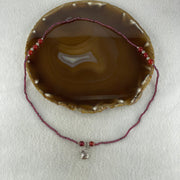 Natural Red Garnet Beads Necklace 11.30g 48cm 6.7mm 8Beads - 2.5mm 94Beads - Huangs Jadeite and Jewelry Pte Ltd