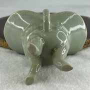 Light Blueish Green Porcelain Wine Cup Display 73.45g 86.3 by 54.0 by 65.2mm - Huangs Jadeite and Jewelry Pte Ltd