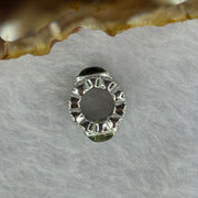 Natural Czech Republic Moldavite Meteorite Crystal in S925 Sliver Bracelet Charm 2.43g 15.1 by 11.9 by 9.4 / 6.7 by 3.8 by 2.0mm - Huangs Jadeite and Jewelry Pte Ltd