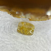 Good Grade Natural Golden Rutilated Quartz Crystal Lulu Tong Barrel 天然金顺发晶水晶露露通桶 3.49g 14.9 by 11.5mm - Huangs Jadeite and Jewelry Pte Ltd