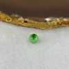 Type A Spicy Green Piao Hua Jadeite Beads for Bracelet/Necklace/Earrings/Ring 0.73g 7.6mm - Huangs Jadeite and Jewelry Pte Ltd