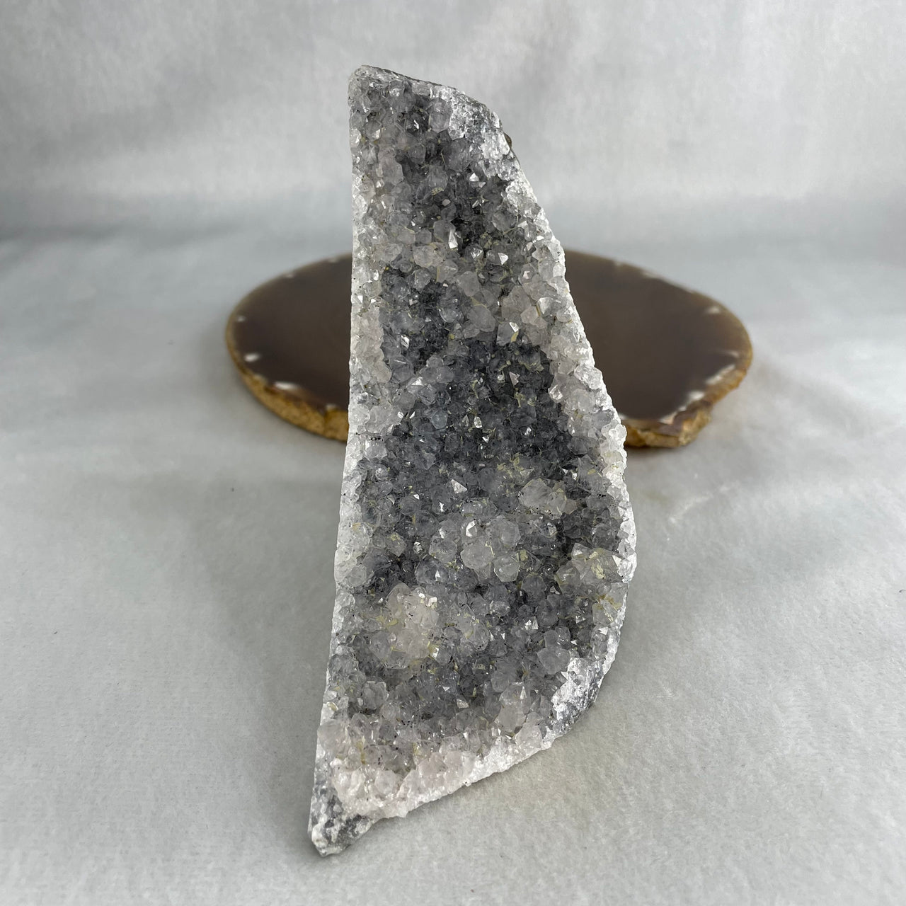 Natural Amethyst Rough Display  398.05g 108.9 by 54.5 by 98.1mm - Huangs Jadeite and Jewelry Pte Ltd