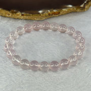 Natural Rose Quartz Beads Bracelet 天然玫瑰石英珠手链 22.49g 17cm 9.1mm 22 Beads - Huangs Jadeite and Jewelry Pte Ltd