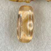 Natural Powerful Tibetan Old Oily Agate 3 Eyes Dzi Bead Heavenly Master (Tian Zhu) 三眼天诛 5.95g 26.5 by 11.7mm - Huangs Jadeite and Jewelry Pte Ltd