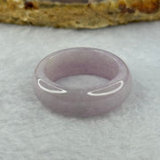 Type A Lavender Jadeite Ring 5.63g 8.4 by 3.6mm US9.5 HK21 - Huangs Jadeite and Jewelry Pte Ltd