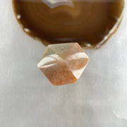 Natural Orange Calcite Quartz Tower Display 244.10g 136.0 by 39.6 by 29.7mm - Huangs Jadeite and Jewelry Pte Ltd