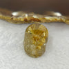 Good Grade Natural Golden Shun Fa Rutilated Quartz Pixiu Charm for Bracelet 天然金顺发水晶貔貅 10.18g 23.9 by 17.2 by 14.3mm - Huangs Jadeite and Jewelry Pte Ltd