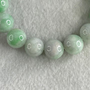 Type A Light Green with Light Lavender with Emerald Green Piao Huan Jadeite Beads Bracelet 48.39g 16cm 12.2mm 16 Beads - Huangs Jadeite and Jewelry Pte Ltd