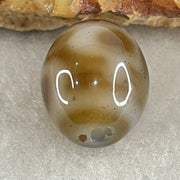 Natural Powerful Tibetan Old Oily Agate 4 Nectar Vessel Dzi Bead Heavenly Master (Tian Zhu) 花蜜容器天珠 2.73g 13.4 by 12.1mm - Huangs Jadeite and Jewelry Pte Ltd