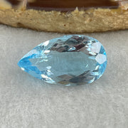 Natural Sky Blue Topaz Teardrop Shape 12.67ct 19.7 by 11.2 by 7.2mm - Huangs Jadeite and Jewelry Pte Ltd