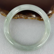 Type A Jelly Sky Blue Jadeite Bangle Internal Diameter 52.5mm 61.30g 9.0 by 8.4mm (Very Slight Internal Lines) - Huangs Jadeite and Jewelry Pte Ltd