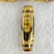 Natural Powerful Tibetan Old Oily Agate 4 Nectar Vessel Dzi Bead Heavenly Master (Tian Zhu) 花蜜容器眼天珠 16.67g 49.0 by 14.8mm - Huangs Jadeite and Jewelry Pte Ltd