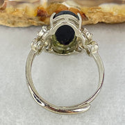 Good Grade Natural Amethyst in S925 Sliver Ring (Adjustable Size) 2.93g 14.6 by 8.1 by 5.0mm - Huangs Jadeite and Jewelry Pte Ltd